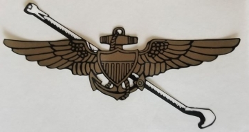 US Navy Wings and Hook Static Sticker